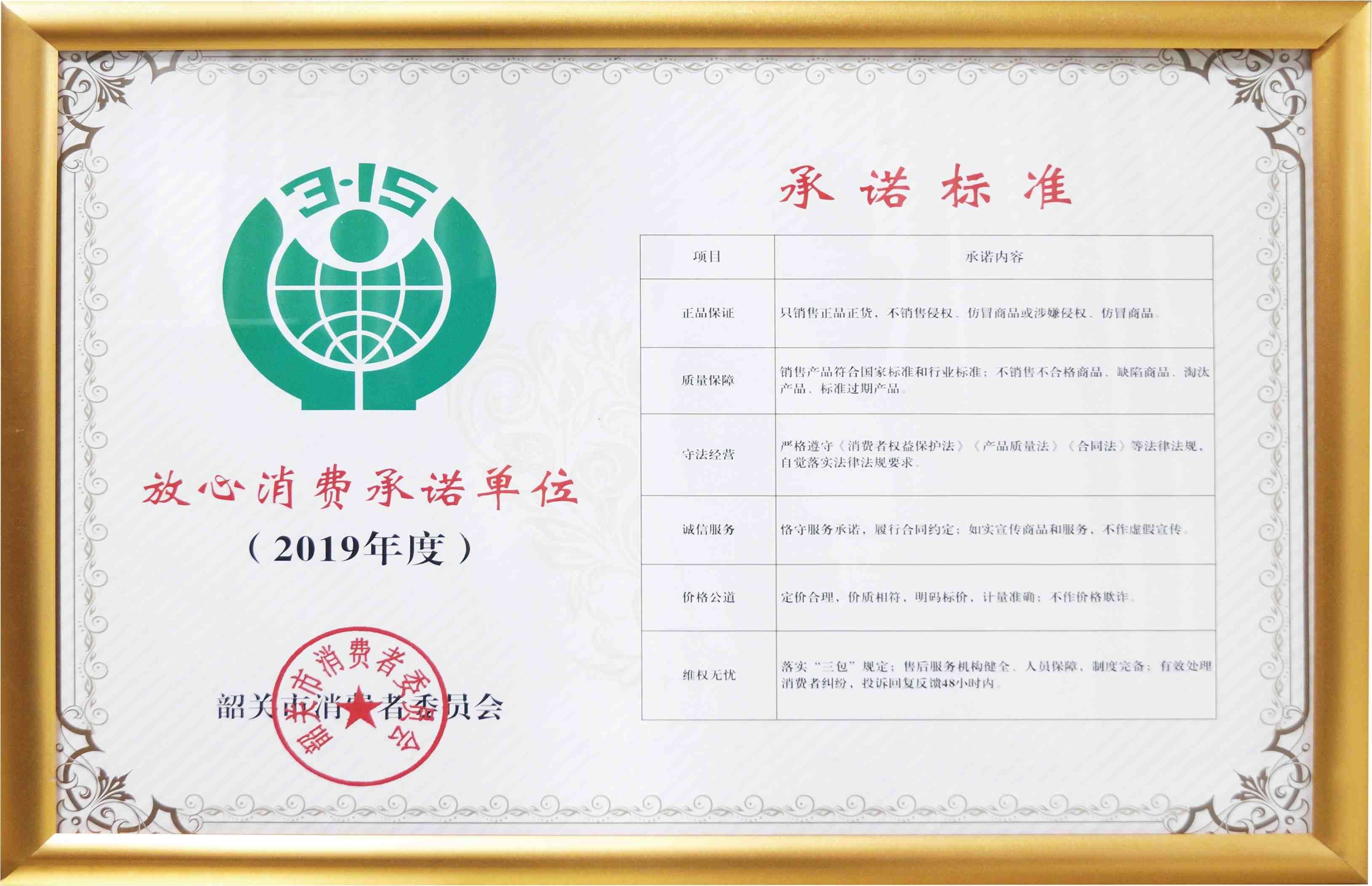 放心消費